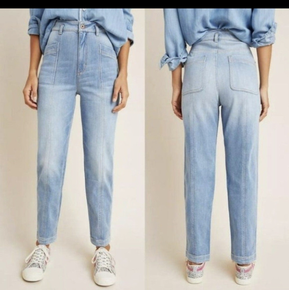 Anthropologie Pilcro letterpress jeans